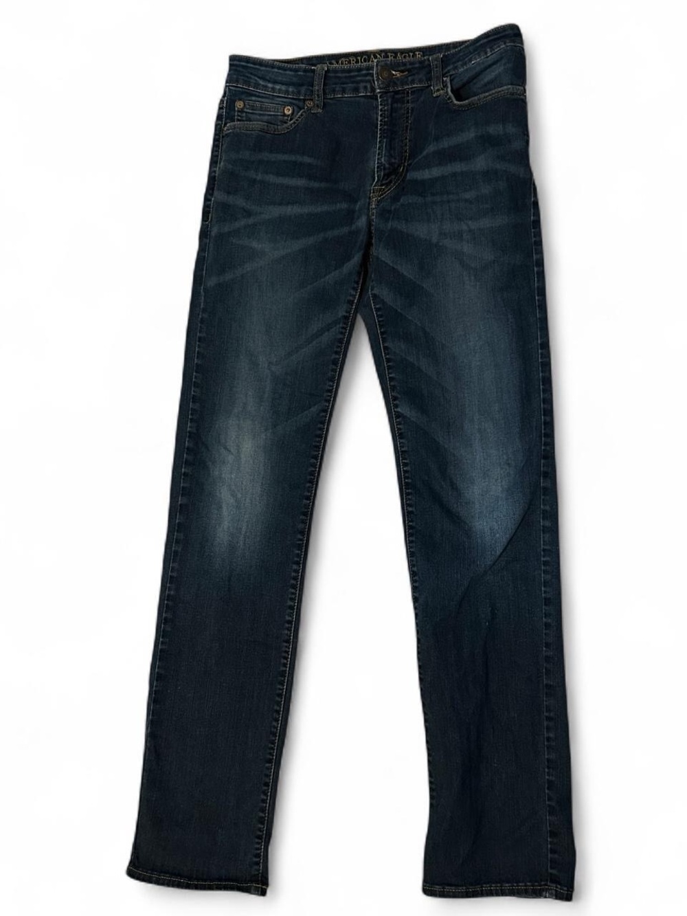 Men’s 30x34 American Eagle Outfitters Slim Straight Blue Jeans Extreme Flex